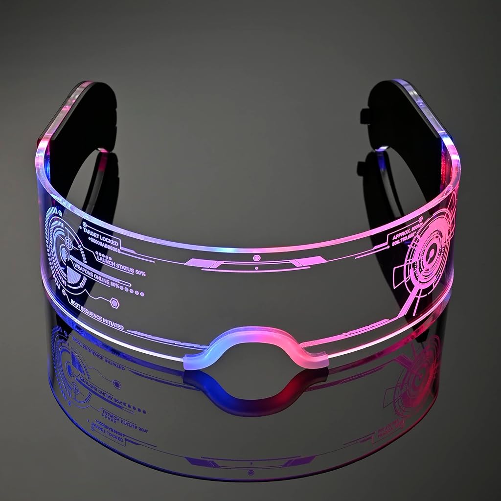 PATPAT LED Glasses For Party, USB Rechargeable Glow Glasses Light Up Glasses For Party, Glasses for Concerts, Nightclubs, Neon, Bachlore Party Light up Shutter Led Neon Rave Glasses Sunglasses PATPAT LED Glasses For Party, USB Rechargeable Glow Glasses Light Up Glasses For Party, Glasses for Concerts, Nightclubs, Neon, Bachlore Party Light up Shutter Led Neon Rave Glasses Sunglasses